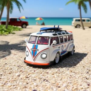 Miniatura de metal kombi Mertine Porsche t1 1:24