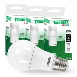 Kit 10 Lâmpadas Led Bulbo15w Branco Frio / branco quente 3000k /  6500k Bivolt Taschibra